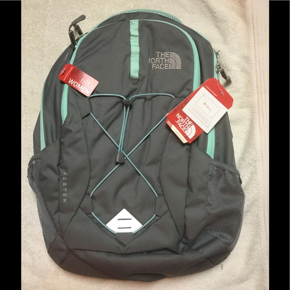 North Face W Jester Backpack New Grey Green